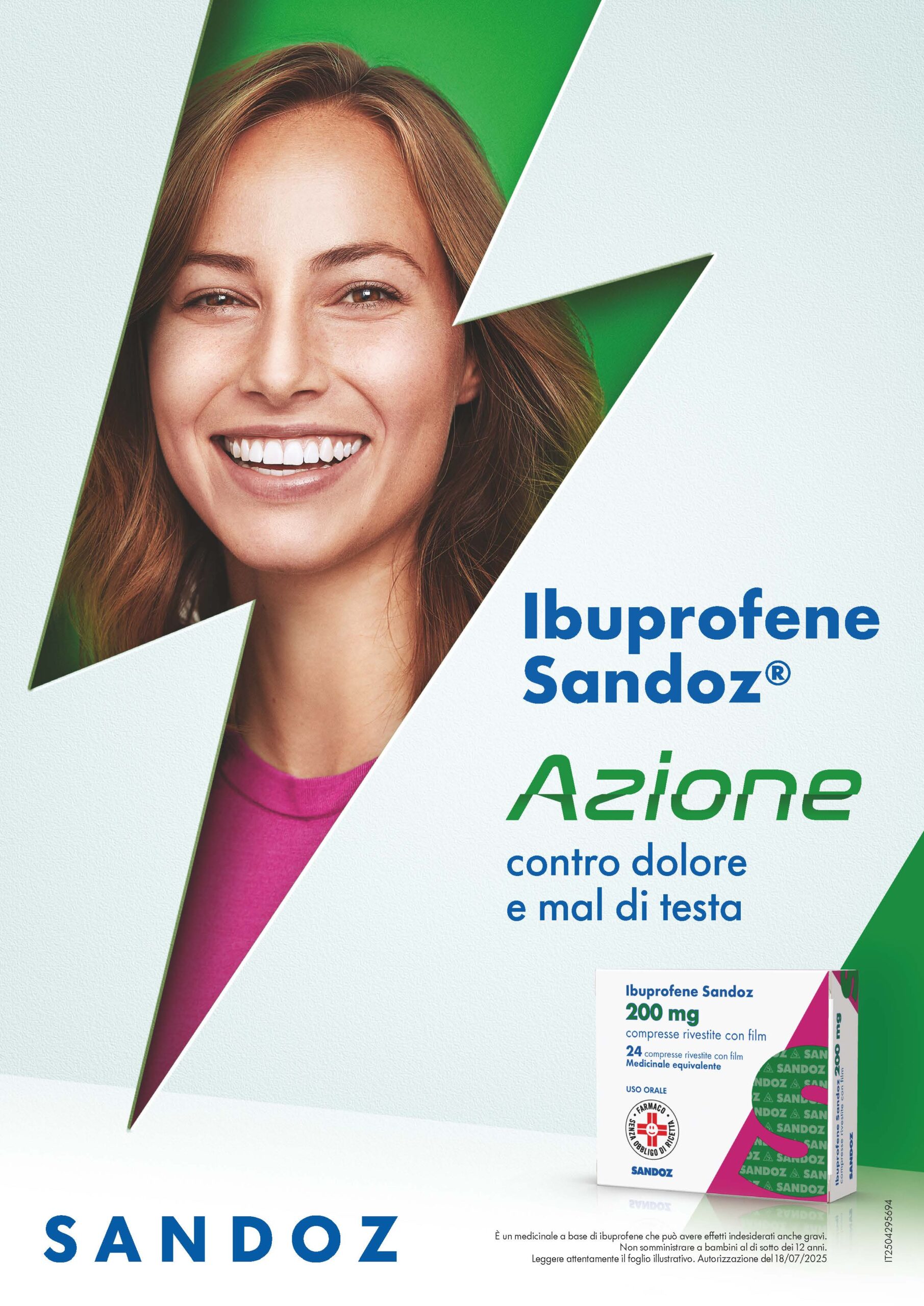 Clicca qui per visualizzare la locandina dell'Ibuprofene targato Sandoz